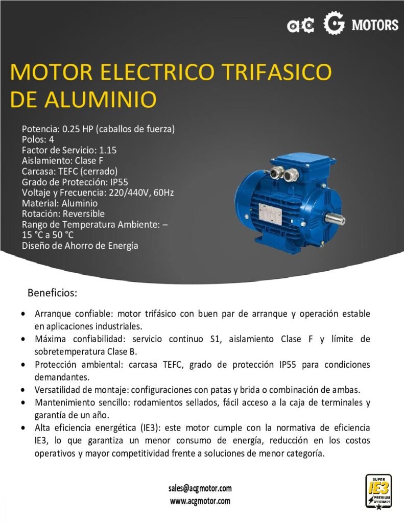 thumbnail of 0.25HP-1800RPM-3F-IEC-AL