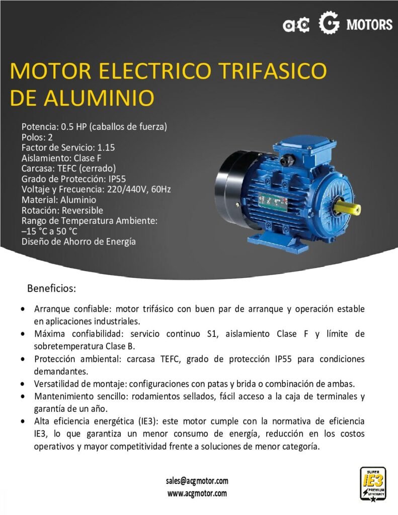 thumbnail of 0.5HP-3600RPM-3F-IEC-AL