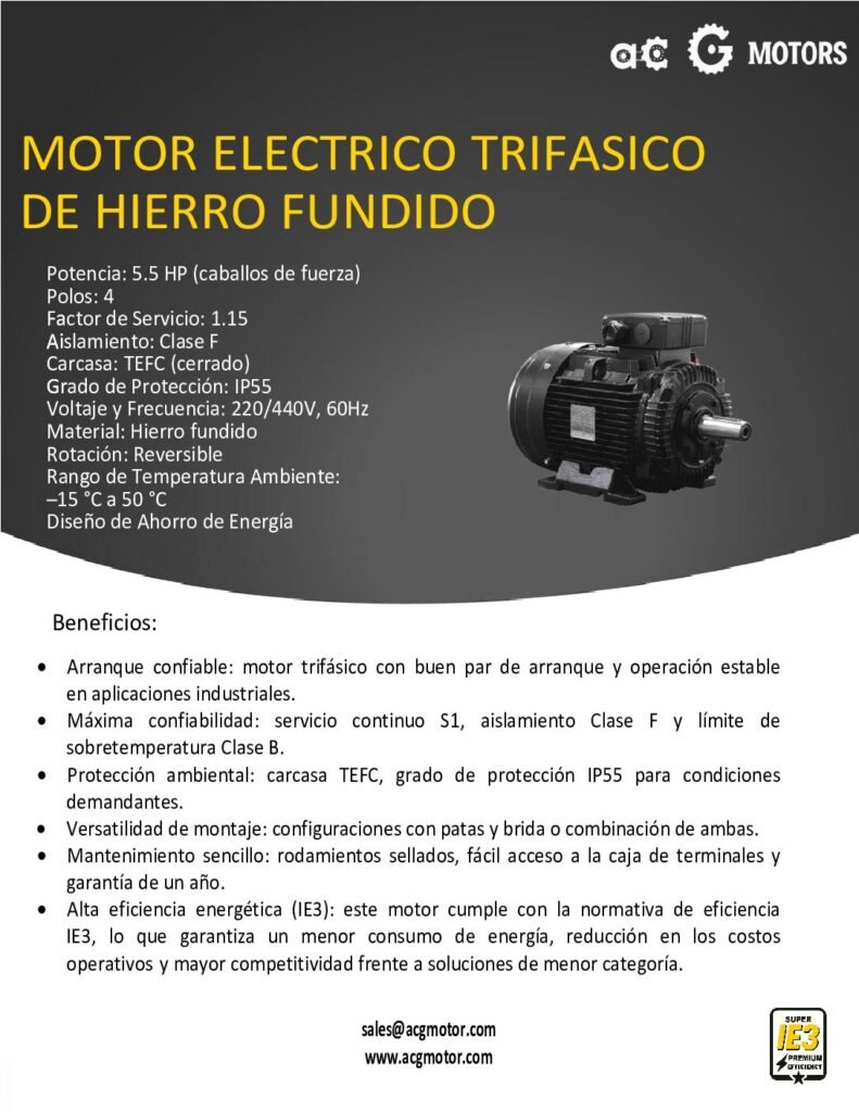 thumbnail of 5.5HP-1800RPM-3F-IEC-HF